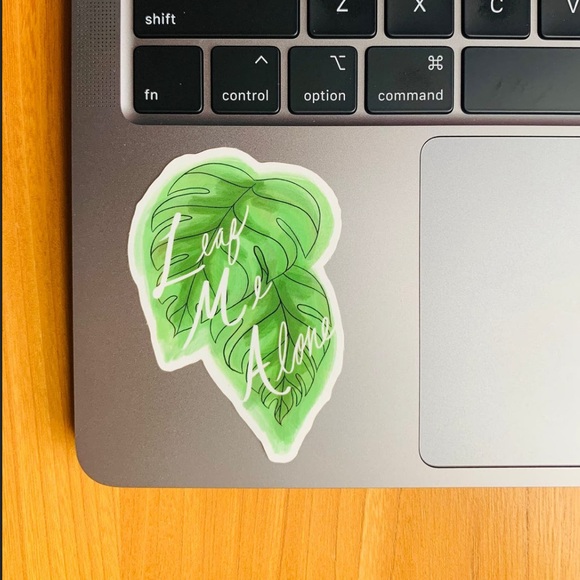 Leaf Me Alone Sticker - Picture 3 of 3